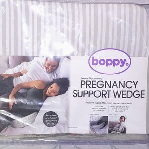 Boppy Pregnancy Support Wedge - White and Gray